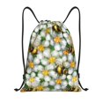 thumbnail image 1 of Bingfone Bees And Flower Drawstrings Backpacks Bags For Men Women Gym Drawstrings Bag, 1 of 9