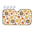 thumbnail image 1 of Bingfone Bees And Honey Car Windshield Sunshade,Sun Foldable Sun Shield Sun Visor for Car - Small, 1 of 8