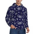thumbnail image 1 of Bingfone Bicycle1 Men's Drawstring Hoodie Long Sleeve Pocket Sweatshirts-X-Large, 1 of 6