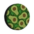 thumbnail image 1 of Bingfone Big Colorful Avocados Spare Tire Cover Weatherproof Universal Wheel Protectors For Rv Camper Travel Trailer Suv Truck 17 Inch, 1 of 9