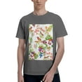 thumbnail image 1 of Bingfone Birds And Flowers Men'S Loose Fit Short-Sleeve Pocket T-Shirt, 1 of 7