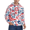 thumbnail image 1 of Bingfone Birds Flowers Men'S Drawstring Hoodie Long Sleeve Pocket Sweatshirts-Medium, 1 of 9