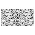 thumbnail image 1 of Bingfone Black Footprints Large Gaming Mouse Pad,Extended Desk Mousepad with Stitched Edges,Non-Slip Base,Water Resist Keyboard Pad for Gamer, Office & Home, 29.5 x 16 in, 1 of 6