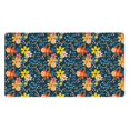 thumbnail image 1 of Bingfone Blue Floral Large Gaming Mouse Pad,Extended Desk Mousepad With Stitched Edges,Non-Slip Base,Water Resist Keyboard Pad For Gamer, Office & Home, 29.5 X 16 In, 1 of 9