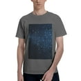 thumbnail image 1 of Bingfone Blue Glitter Retro Men'S Loose Fit Short-Sleeve Pocket T-Shirt, 1 of 7