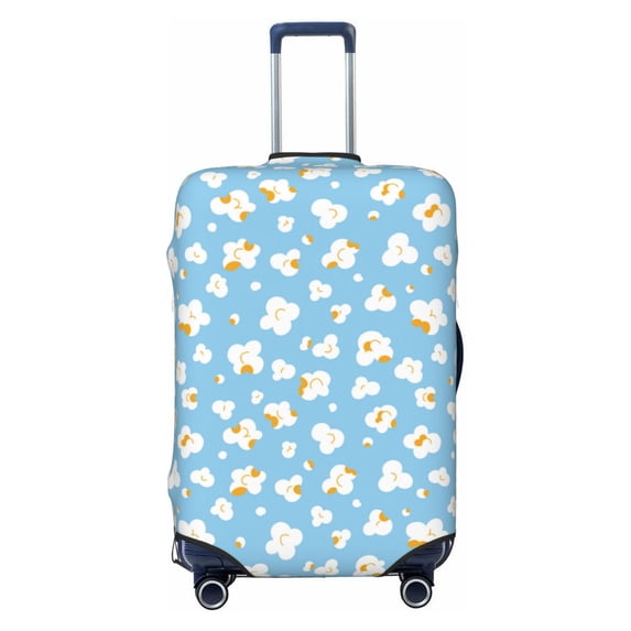 Bingfone Blue Popcorn Luggage Cover Washable Suitcase Cover Protector Anti-scratch Suitcase cover Fits 18-32 Inch Luggage