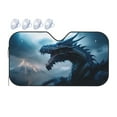 thumbnail image 1 of Bingfone Blue Thunder Storm Dragon Car Windshield Sunshade,Sun Foldable Sun Shield Sun Visor for Car - Small, 1 of 8