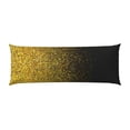 thumbnail image 1 of Bingfone Body Pillow Cover Long Pillow Case With Zipper Decorative Bedding Pillowcase 20"X54" Soft Cushion Pillow Case For Bedroom-Gold Glitter Gradient, 1 of 8