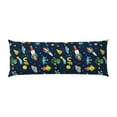 thumbnail image 1 of Bingfone Body Pillow Cover Long Pillow Case With Zipper Decorative Bedding Pillowcase 20"X54" Soft Cushion Pillow Case For Bedroom-Funny Spaceships, 1 of 8