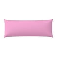thumbnail image 1 of Bingfone Body Pillow Cover Long Pillow Case With Zipper Decorative Bedding Pillowcase 20"X54" Soft Cushion Pillow Case For Bedroom-Pink, 1 of 8