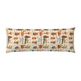 thumbnail image 1 of Bingfone Body Pillow Cover Long Pillow Case With Zipper Decorative Bedding Pillowcase 20"X54" Soft Cushion Pillow Case For Bedroom-Autumn In The Forest, 1 of 8