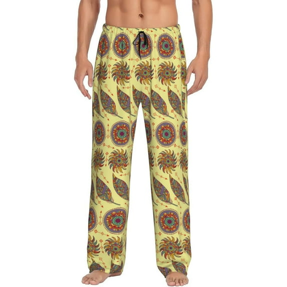 Bingfone Bohemia Mens All Over Print Sleep Pajama Pants-XX-Large