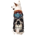 thumbnail image 1 of Bingfone Bow Flower Skull Dog Clothes Hoodie, Pet Winter Coat,Puppy Sweatshirts for Small Dogs Boy Girl,Suitable for All Breeds-X-Large, 1 of 6
