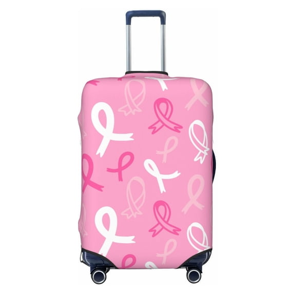Bingfone Breast Cancer Awareness (3) Luggage Cover Washable Suitcase Cover Protector Anti-Scratch Suitcase Cover Fits 18-32 Inch Luggage (without luggage)