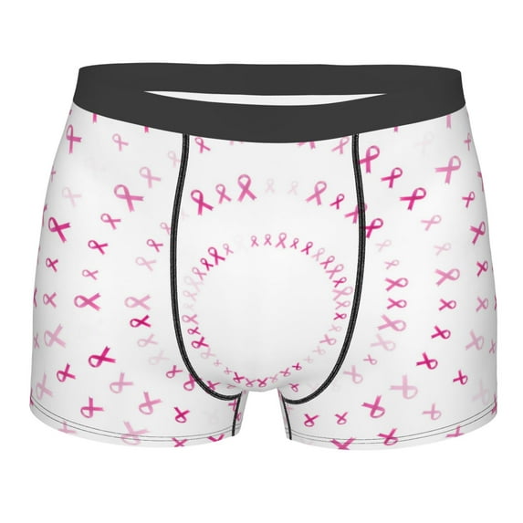 Bingfone Breast Cancer Awareness (4) Men'S Underwear - Casual Stretch Boxer Briefs-Medium