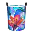 thumbnail image 1 of Bingfone Bright Flowers Waterproof Foldable Laundry Hamper Bucket With Handles For Storage Bin,Clothes Hamper (Small), 1 of 8
