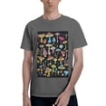 thumbnail image 1 of Bingfone Bright Mushrooms Men'S Loose Fit Short-Sleeve Pocket T-Shirt, 1 of 7