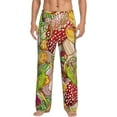 thumbnail image 1 of Bingfone Bright Mushrooms Mens All Over Print Sleep Pajama Pants-Large, 1 of 9