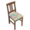 thumbnail image 1 of Bingfone Bright Peach Restaurant Chair Seat Covers,Removable Washable Chair Covers Protects, 1 of 8