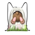 thumbnail image 1 of Bingfone Brown Bunny Drawstrings Backpacks Bags For Men Women Gym Drawstrings Bag, 1 of 9