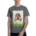thumbnail image 1 of Bingfone Brown Bunny Men'S Loose Fit Short-Sleeve Pocket T-Shirt, 1 of 7