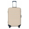 thumbnail image 1 of Bingfone Brown Gingham Luggage Cover Washable Suitcase Cover Protector Anti-Scratch Suitcase Cover Fits 18-32 Inch Luggage (without luggage), 1 of 9