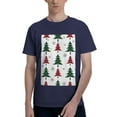 thumbnail image 1 of Bingfone Buffalo Plaid Christmas Trees Men'S Loose Fit Short-Sleeve Pocket T-Shirt, 1 of 7