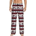 thumbnail image 1 of Bingfone Buffalo Plaid Forest Mens All Over Print Sleep Pajama Pants-Small, 1 of 5