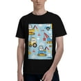 thumbnail image 1 of Bingfone Building Truck Men'S Loose Fit Short-Sleeve Pocket T-Shirt, 1 of 7