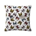 thumbnail image 1 of Bingfone Bulldog Sunglasses Face Linen Throw Pillow Covers Cushion Case Pocket Button Vintage Farmhouse Pillowcase-16"x16", 1 of 9