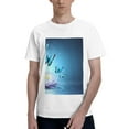 thumbnail image 1 of Bingfone Butterflies And Waterlily In Water Men'S Loose Fit Short-Sleeve Pocket T-Shirt, 1 of 7