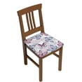 thumbnail image 1 of Bingfone Butterflies In Pastel Restaurant Chair Seat Covers,Removable Washable Chair Covers Protects, 1 of 9