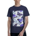 thumbnail image 1 of Bingfone Butterflies Men'S Loose Fit Short-Sleeve Pocket T-Shirt, 1 of 7