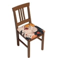 thumbnail image 1 of Bingfone Butterfly Floral Elegance Restaurant Chair Seat Covers,Removable Washable Chair Covers Protects, 1 of 8
