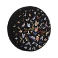 thumbnail image 1 of Bingfone Butterfly1 Spare Tire Cover Weatherproof Universal Wheel Protectors For Rv Camper Travel Trailer Suv Truck 14 Inch, 1 of 9