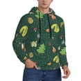 thumbnail image 1 of Bingfone Camp In The Forest Men's Drawstring Hoodie Long Sleeve Pocket Sweatshirts-Small, 1 of 6