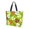 thumbnail image 1 of Bingfone Canvas Tote Bag For Women With Inner Pocket Aesthetic Cute Shopping Tote Bags Reusable Grocery Bags-St. Patrick'S Day3, 1 of 1