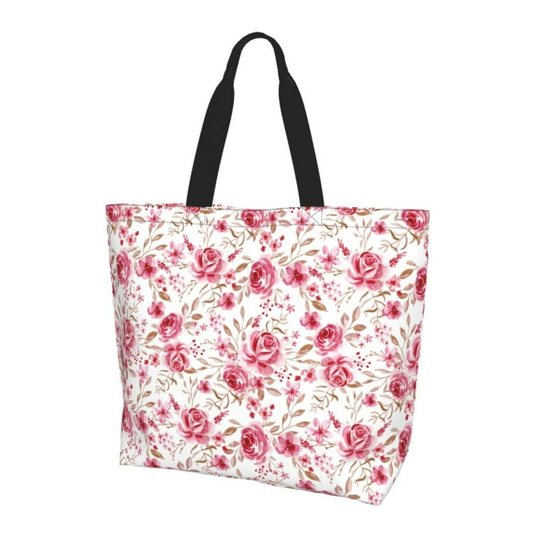 Bingfone Canvas Tote Bag for Women with Inner Pocket Aesthetic