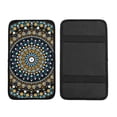 thumbnail image 1 of Bingfone Car Four-Season Universal Armrest Box Mat,Car Armrest Seat Cover Center Console Mat-Dot Mandala, 1 of 7