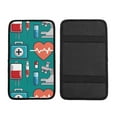 thumbnail image 1 of Bingfone Car Four-Season Universal Armrest Box Mat,Car Armrest Seat Cover Center Console Mat-Medical Elements, 1 of 7