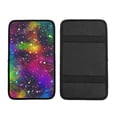 thumbnail image 1 of Bingfone Car Four-Season Universal Armrest Box Mat,Car Armrest Seat Cover Soft Leather Waterproof Armrest Cover Center Console Mat-Bright Universe, 1 of 7