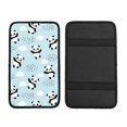 thumbnail image 1 of Bingfone Car Four-Season Universal Armrest Box Mat,Car Armrest Seat Cover Soft Leather Waterproof Armrest Cover Center Console Mat-Cute Panda Bear, 1 of 7