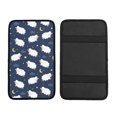 thumbnail image 1 of Bingfone Car Four-Season Universal Armrest Box Mat,Car Armrest Seat Cover Soft Leather Waterproof Armrest Cover Center Console Mat-Cute Sheep 1, 1 of 7