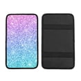 thumbnail image 1 of Bingfone Car Four-Season Universal Armrest Box Mat,Car Armrest Seat Cover Soft Leather Waterproof Armrest Cover Center Console Mat-Multicolor Glitter, 1 of 7