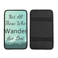 thumbnail image 1 of Bingfone Car Four-Season Universal Armrest Box Mat,Car Armrest Seat Cover Soft Leather Waterproof Armrest Cover Center Console Mat-Not All Those Who Wander Are Lost1, 1 of 7