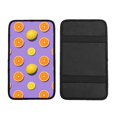 thumbnail image 1 of Bingfone Car Four-Season Universal Armrest Box Mat,Car Armrest Seat Cover Soft Leather Waterproof Armrest Cover Center Console Mat-Yellow Lemon And Orange, 1 of 7