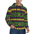 thumbnail image 1 of Bingfone Carnival Mardi Gras Men'S Drawstring Hoodie Long Sleeve Pocket Sweatshirts-Medium, 1 of 9