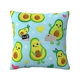 thumbnail image 1 of Bingfone Cartoon Avocado Linen Throw Pillow Covers Cushion Case Pocket Button Vintage Farmhouse Pillowcase for Sofa Couch Bed 20"x20", 1 of 9