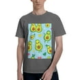 thumbnail image 1 of Bingfone Cartoon Avocado Men'S Loose Fit Short-Sleeve Pocket T-Shirt, 1 of 7