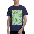 thumbnail image 1 of Bingfone Cartoon Avocado Men'S Loose Fit Short-Sleeve Pocket T-Shirt, 1 of 7